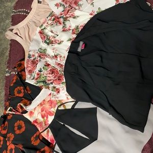 Lot of 6 Small Women’s Sleeveless dress shirts